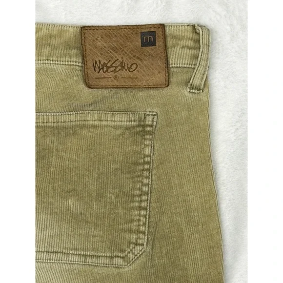 Vintage Mossimo Corduroy Flare Women's Size 13 Pants Faded Olive Beige - Picture 7 of 10